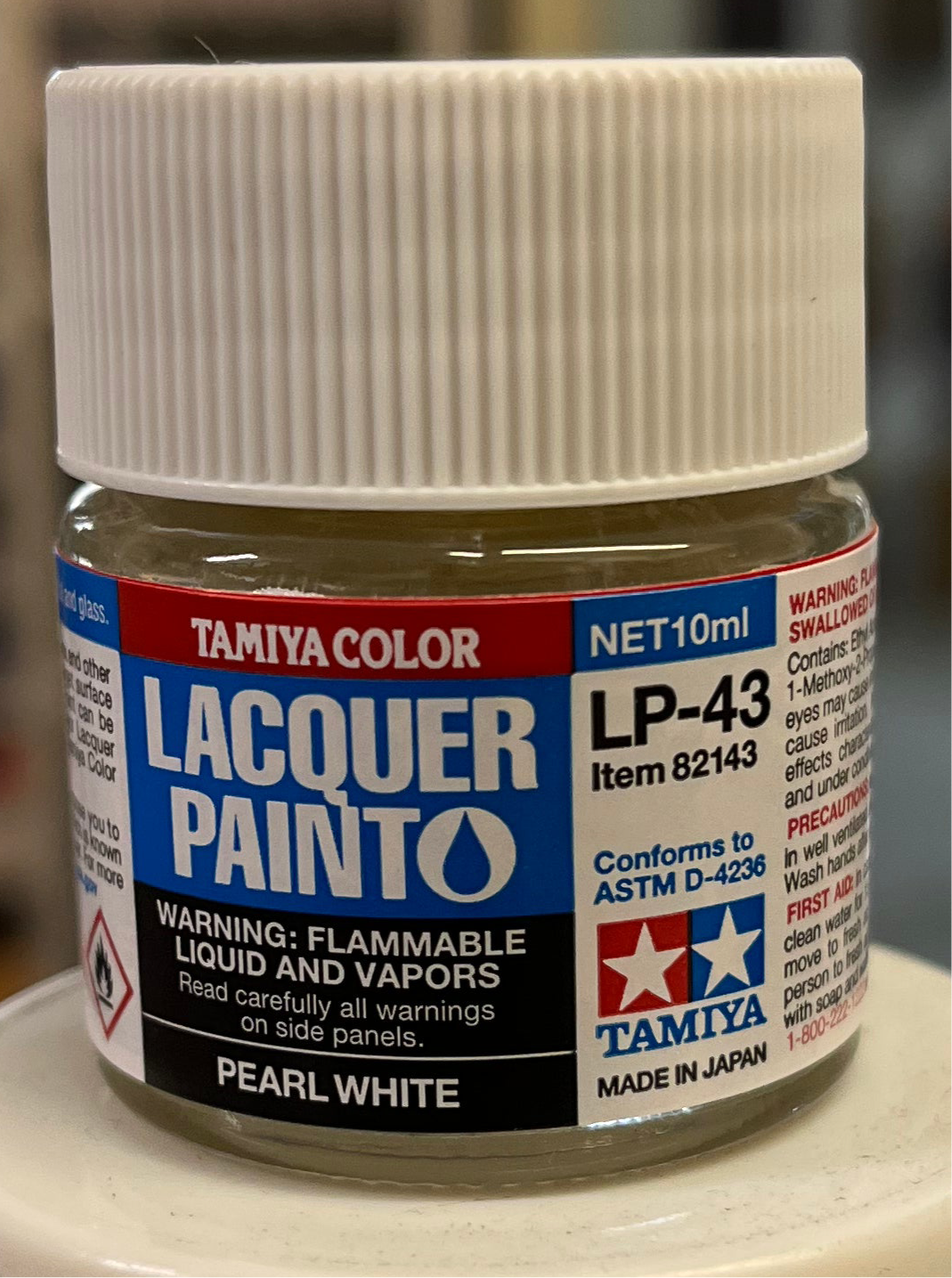 Tamiya LP43 Pearl White