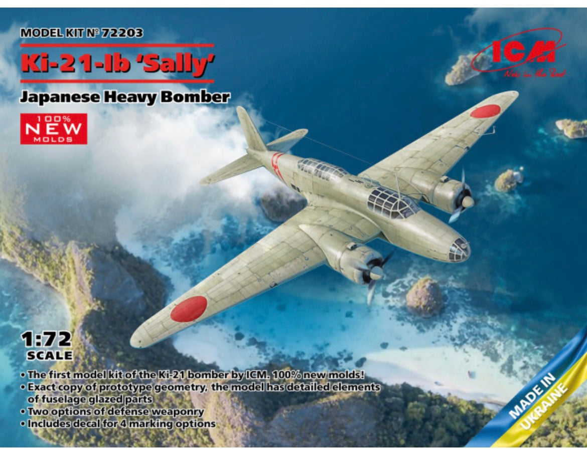 ICM 72203 Ki-21-lb Sally Japanese Heavy Bomber