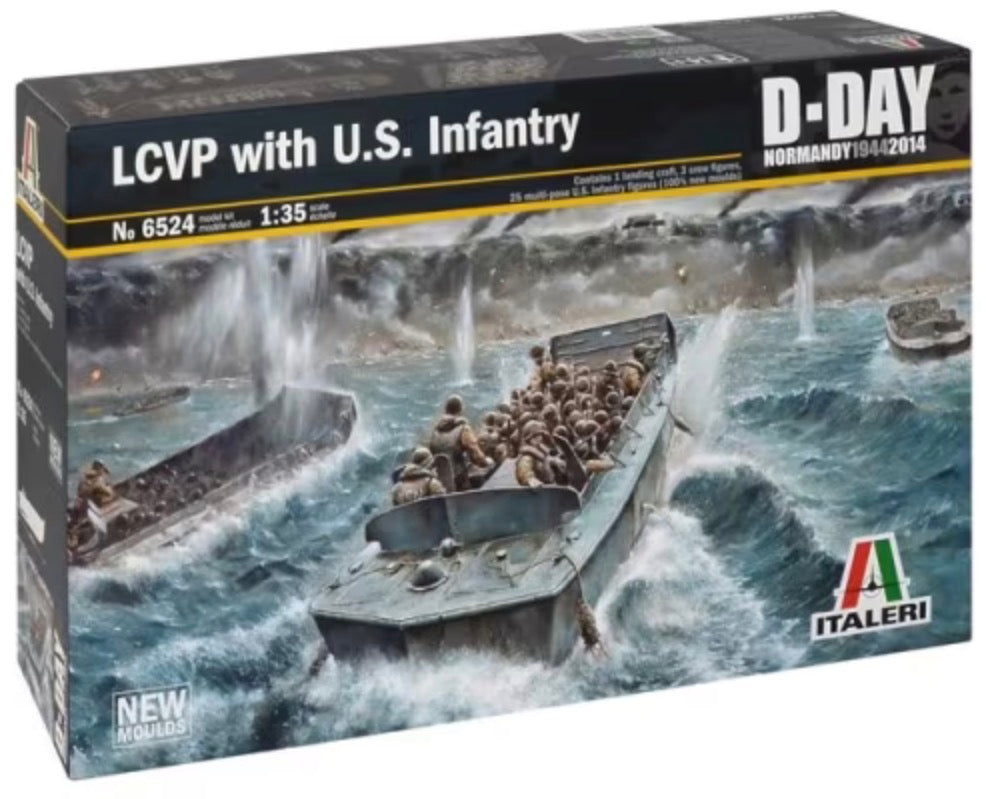 Italeri No.6524 LCVP with US Infantry