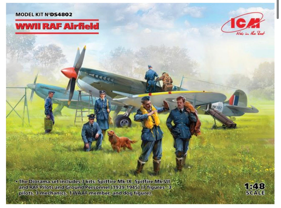 ICM DS4802 WWII RAF Airfield