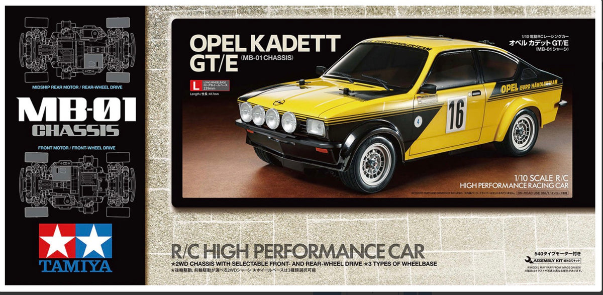 Tamiya 58729 RC Opel Kadett GT/E