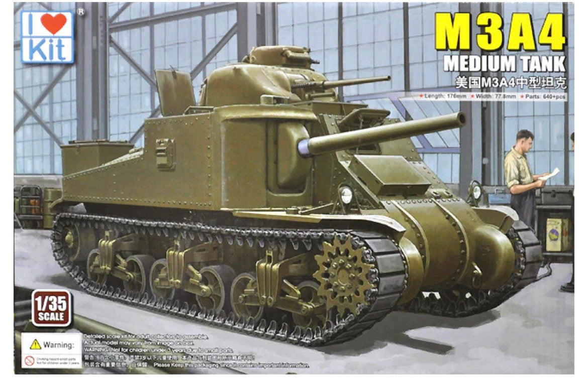 I love kit 63518 M3A4 Medium Tank