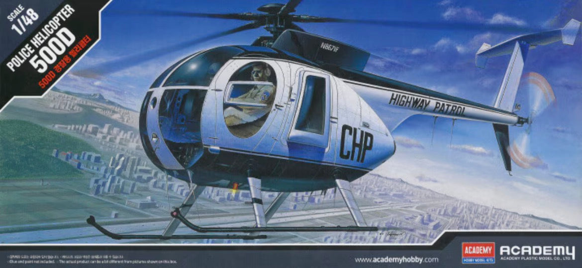 Academy 12249 Police Helicopter 500D