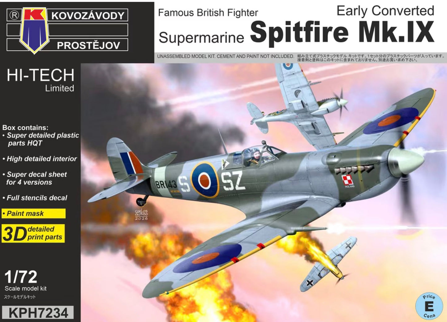 Kovozávody Prostějov KPH7234 Spitfire Mk.IX