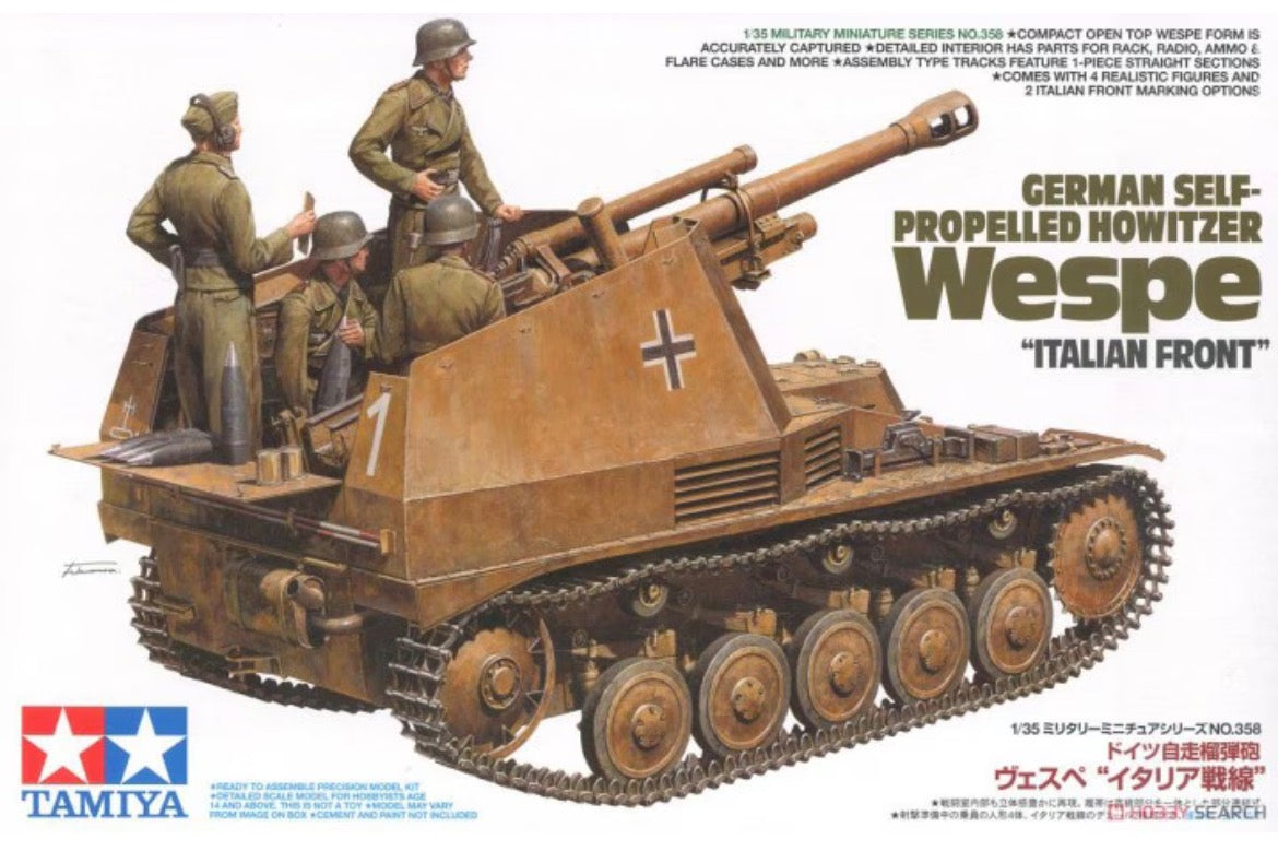 Tamiya 35358 German Self-Propelled Howitzer Wespe