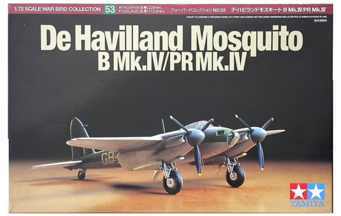 Tamiya 60753 De Havilland Mosquito B Mk.IV/PR Mk.IV