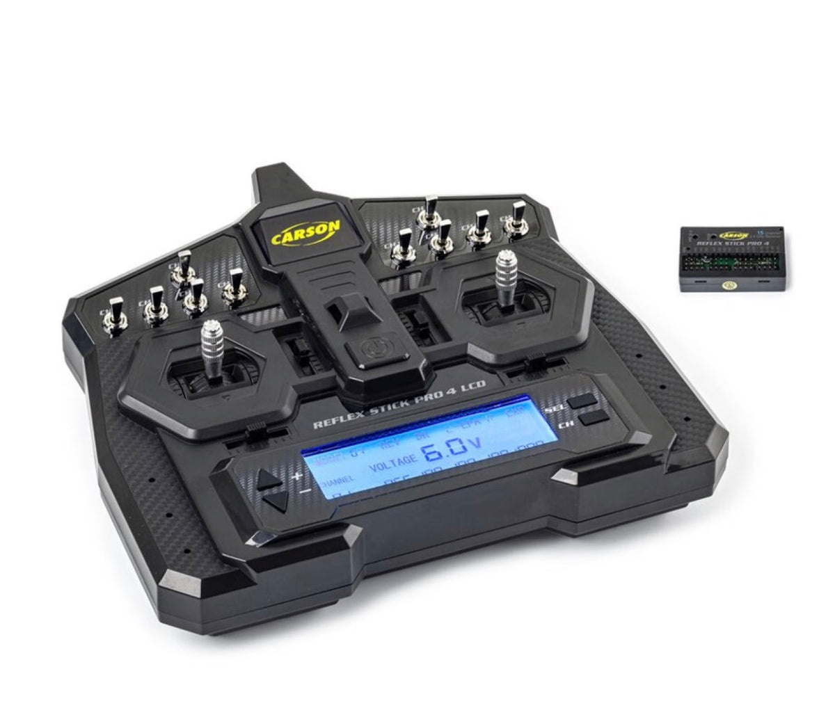 Carson C501023 FS 14Ch Reflex Stick Pro 4 LCD 2.4GHz