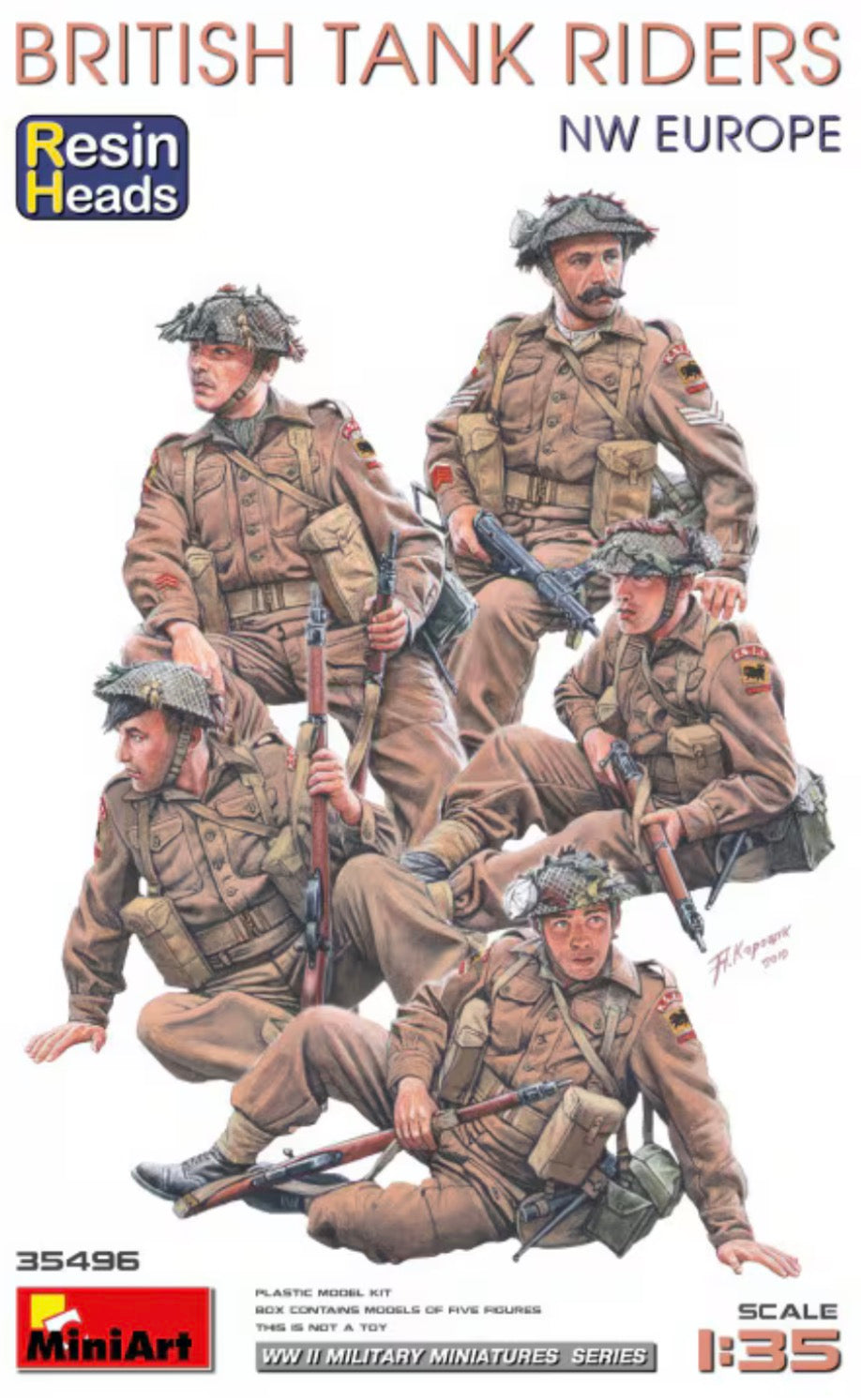 Miniart 35496 British Tank Riders - NW Europe