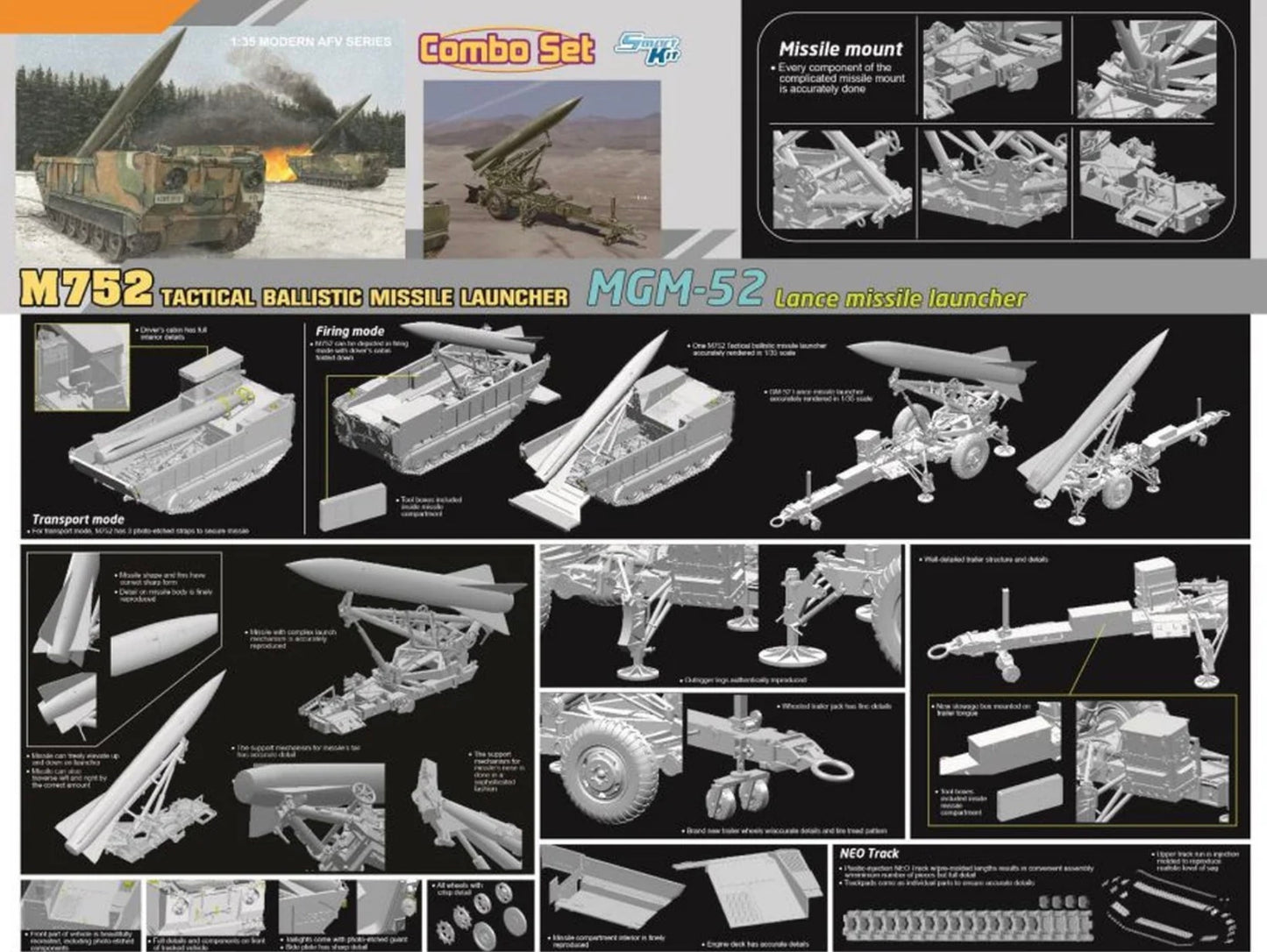 Dragon 3592 M752 & MGM-52 Combo Set
