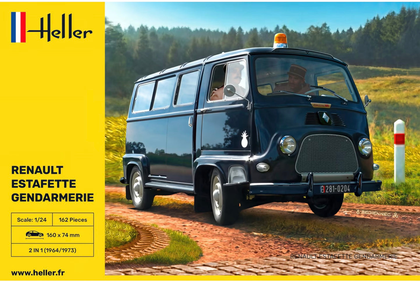 Heller 80742 Renault Estafette Gendarmerie