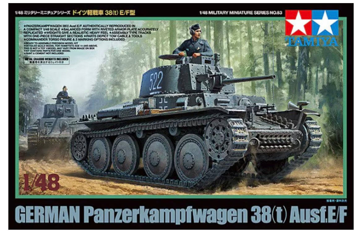 Tamiya 32583 German Panzerkampfwagen 38(t) Ausf.E/F