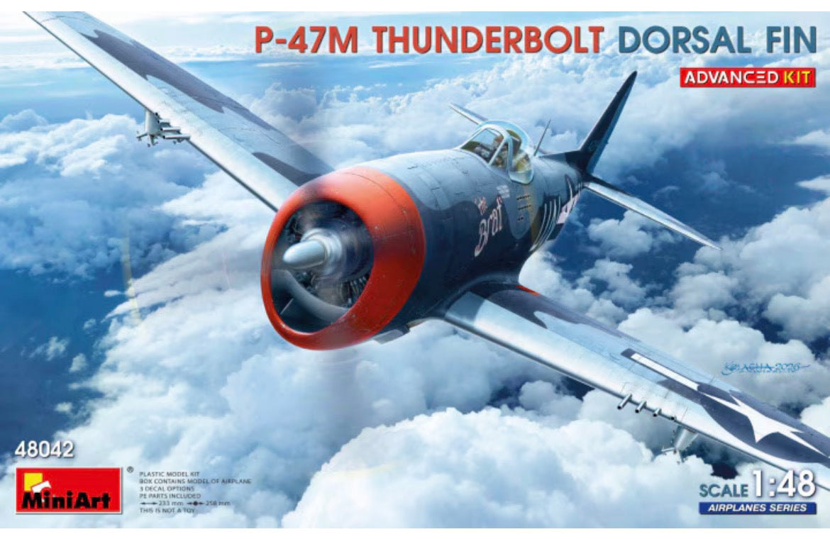 Miniart 48042 P-47M Thunderbolt Dorsal Fin