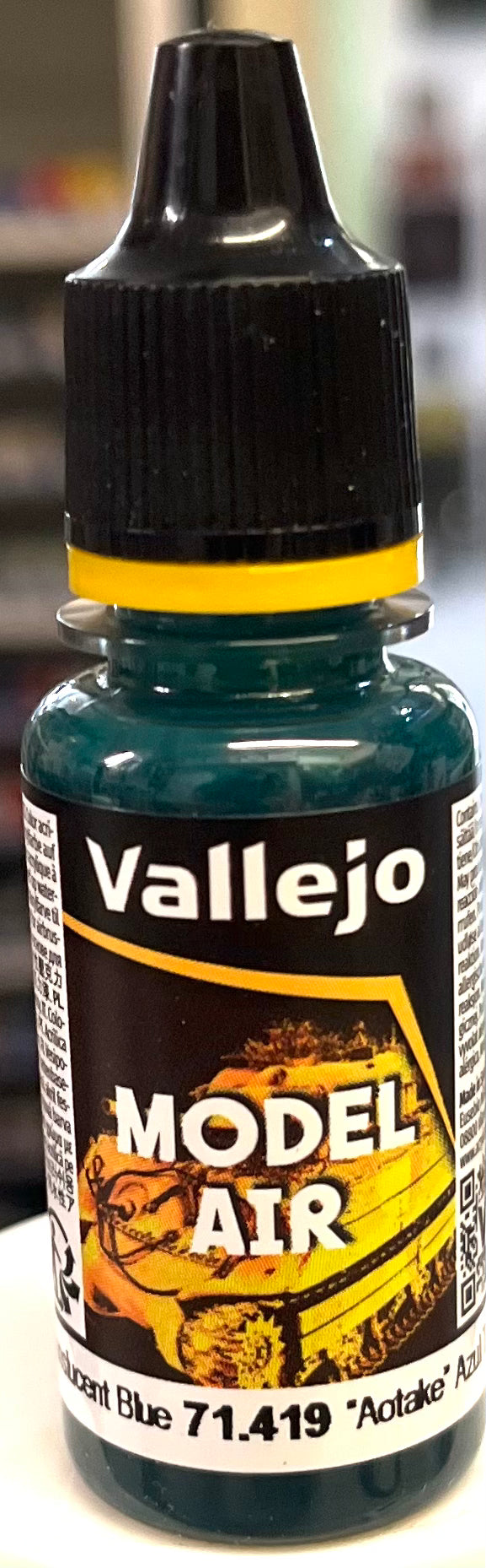 Vallejo Model Air 71.419 “Aotake” Translucent Blue
