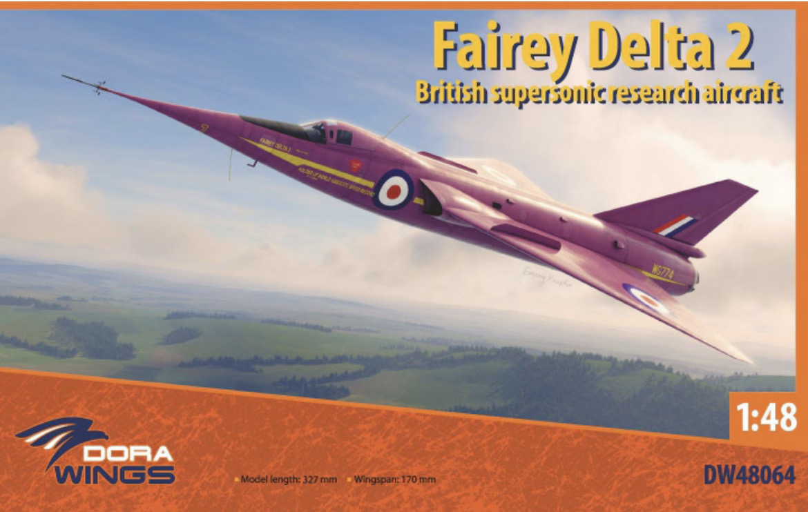 Dora Wings DW48064 Fairey Delta 2 British Supersonic Research Aircraft