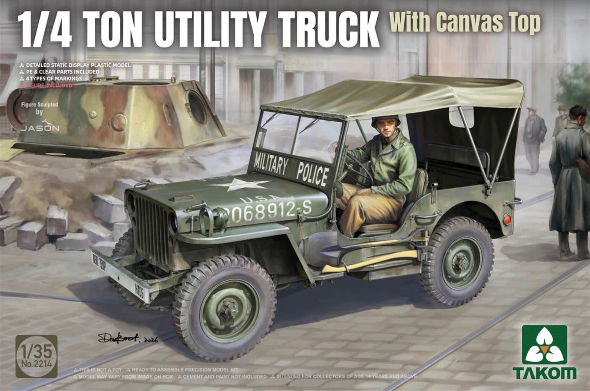 Takom 2214 1/4 ton Utility Truck