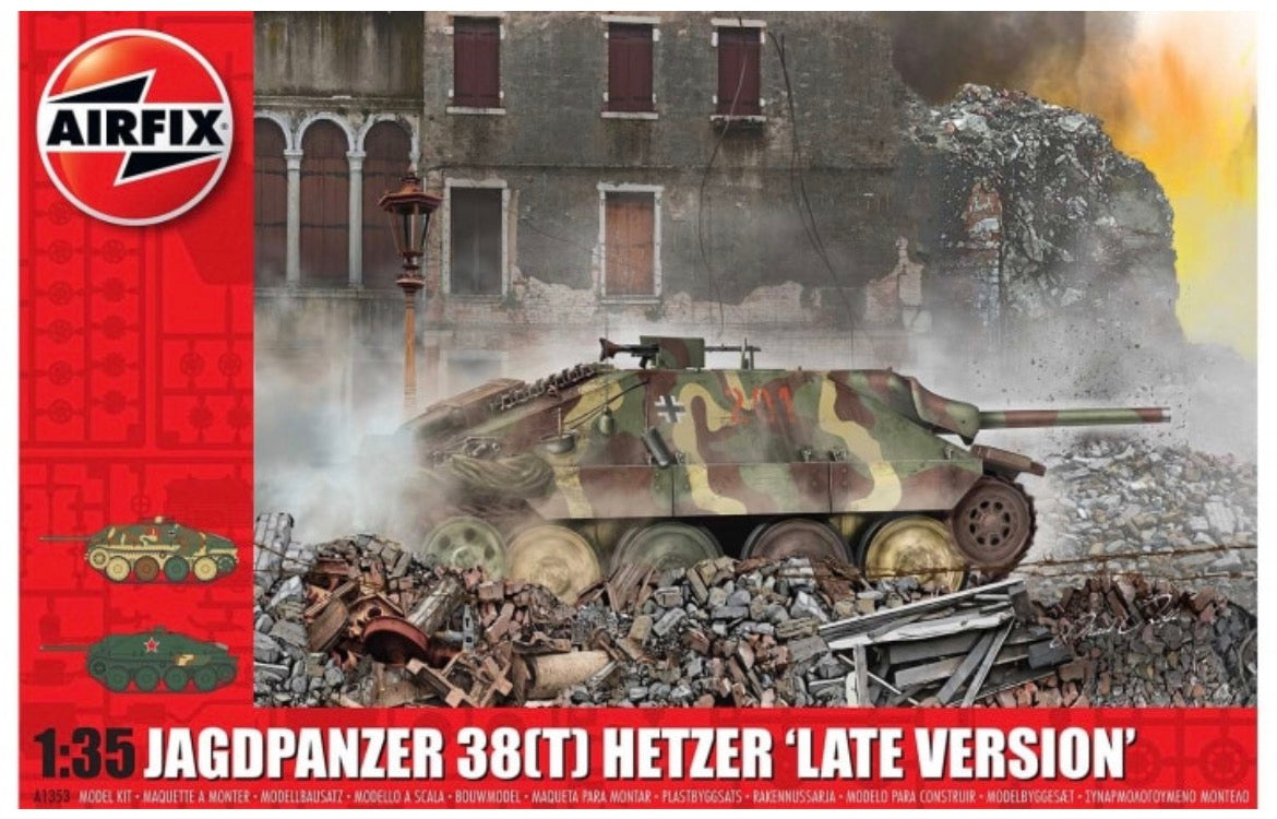Airfix A1353 Jagdpanzer 38(T) Hetzer ‘Late Version’
