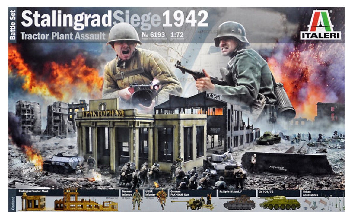 Italeri 6193 Stalingrad Seige 1942 Tractor Plant Assault
