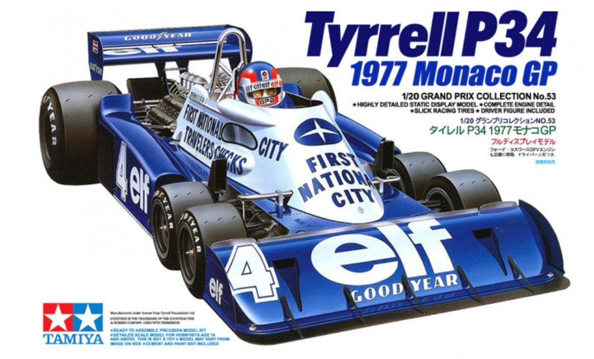 Tamiya 20053 Tyrrell P34 1977 Monaco GP