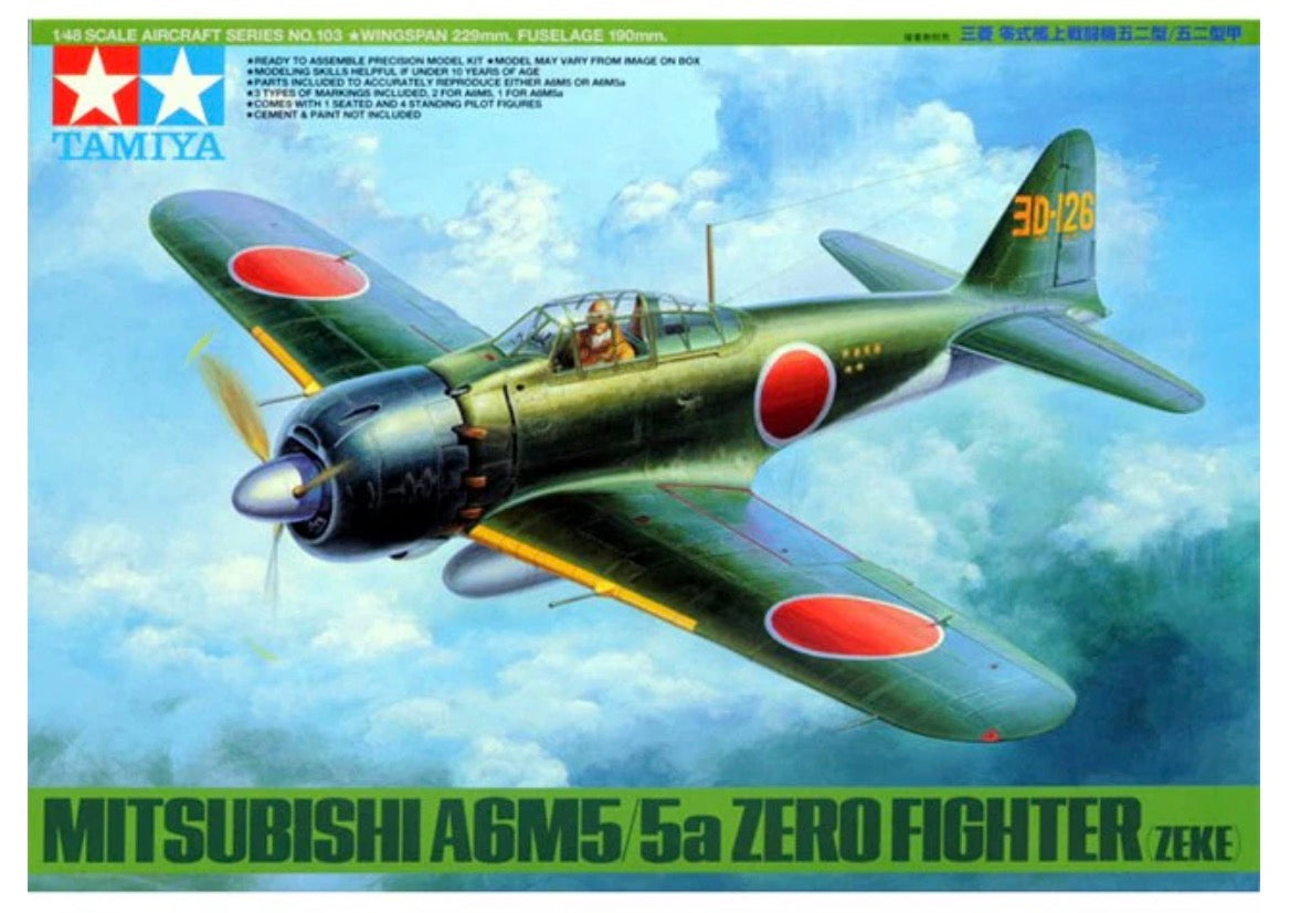 Tamiya 61103 Mitsubishi A6M5/5a Zero Fighter (Zeke)