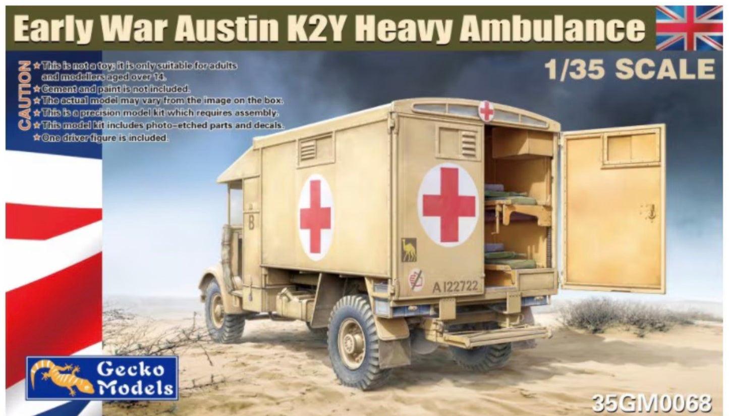 Gecko 35GM0068 Early War British Army 4x2 Heavy Ambulance