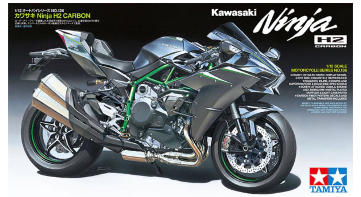 Tamiya 14136 Kawasaki Ninja H2 Carbon