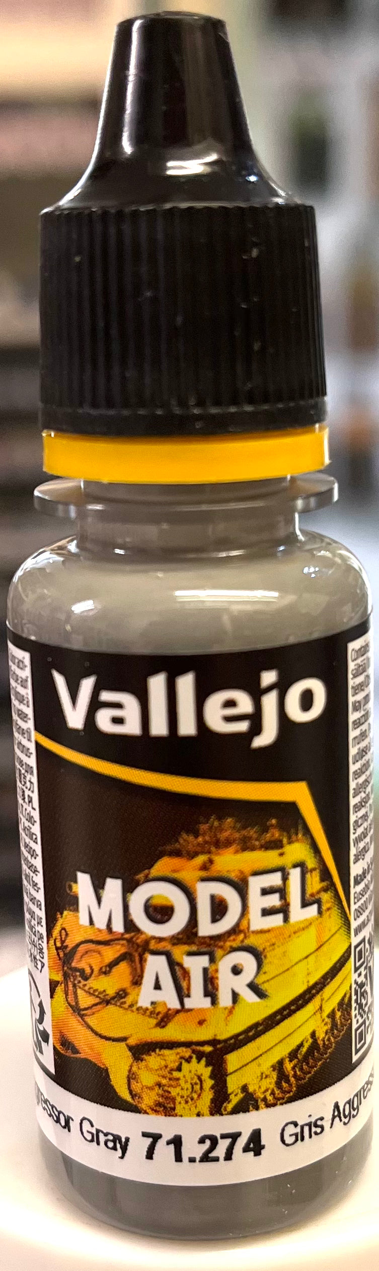 Vallejo Model Air 71.274 Aggressor Gray