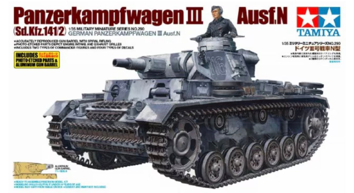 Tamiya 35290 Panzerkampfwagen III Ausf.N