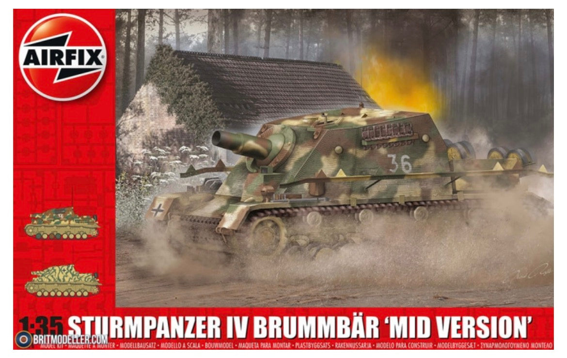 Airfix A1376 Sturmpanzer IV Brummbär ‘Mid Version’