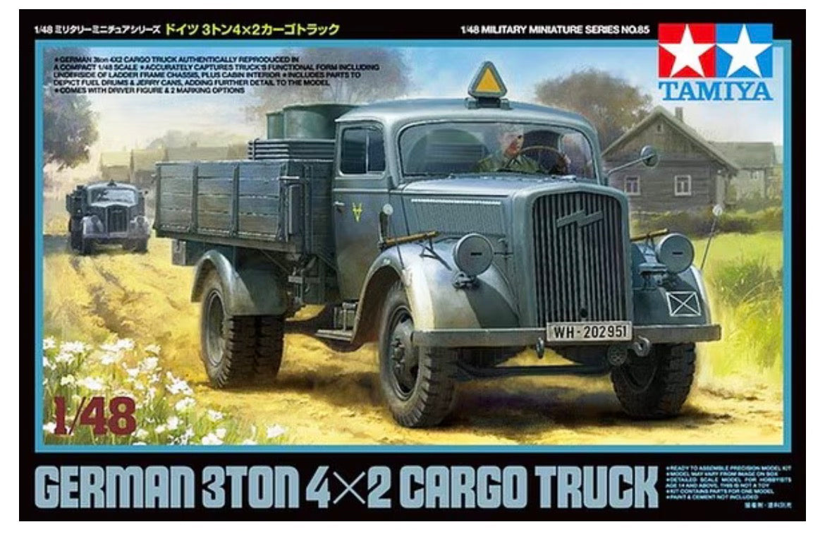 Tamiya 32585 German 3ton 4x2 Cargo Truck