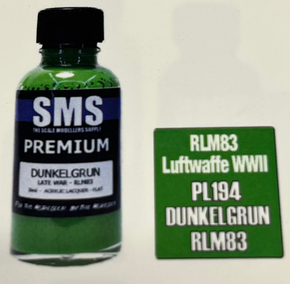 SMS PL194 Dunkelgrun RLM83