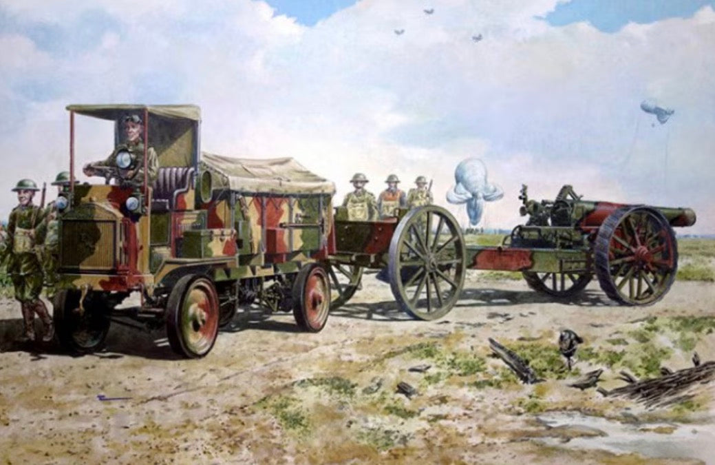 Roden 713 FWD Model B 3-ton & BL 8-inch howitzer Mk.IV