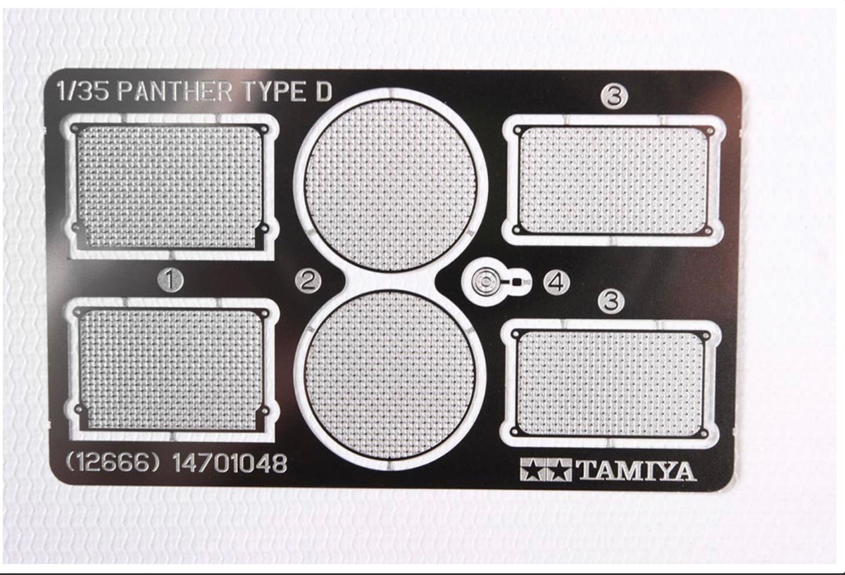 Tamiya 12666 1/35 Panther Ausf.D Photo Etched Grille Set