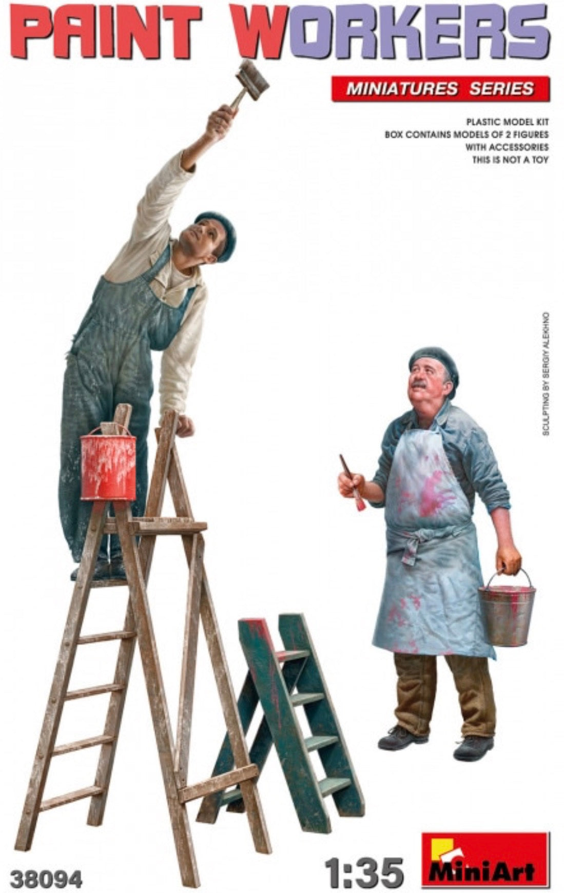 Miniart 38094 Paint Workers
