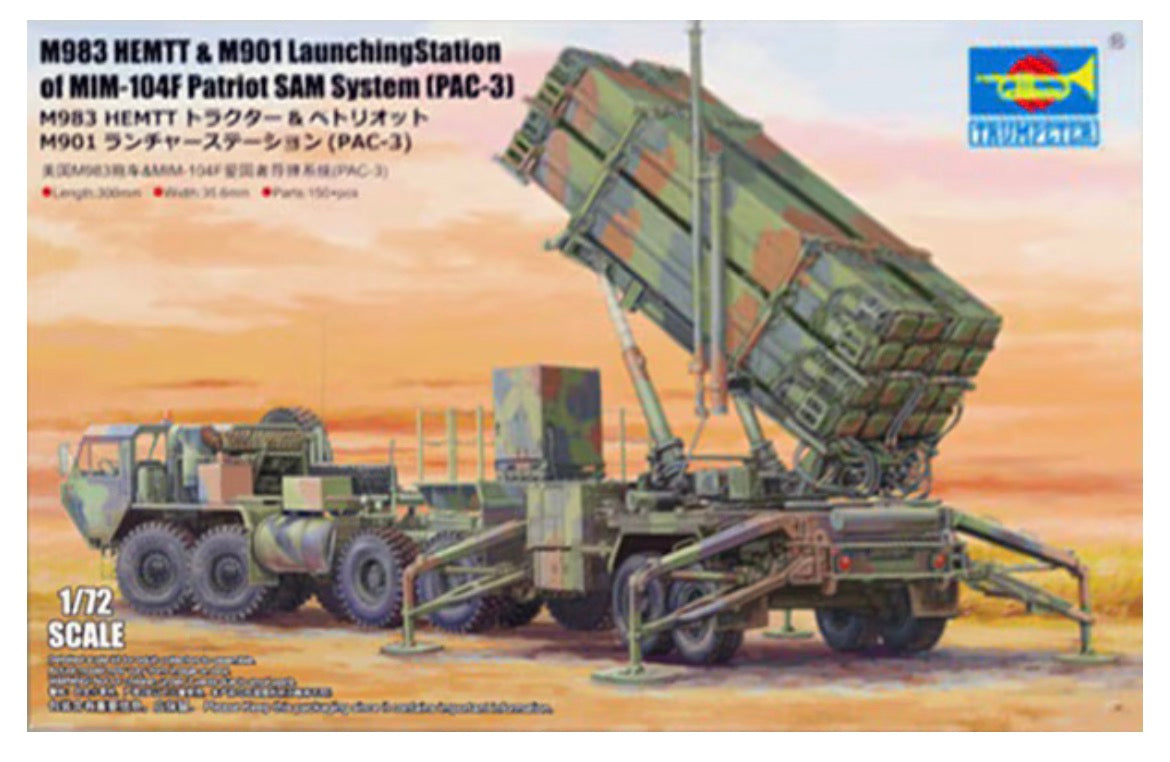 Trumpeter 07157 M983 HEMTT and M901 Launching Station of MIM-104F Patriot SAM System (PAC-3)