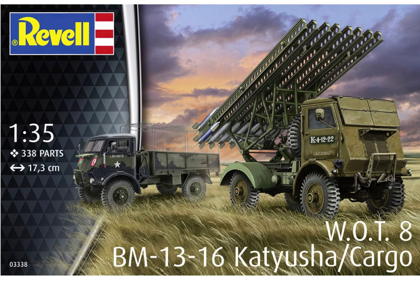 Revell 03338 W.O.T. 8 BM-13-16 Katyusha / Cargo