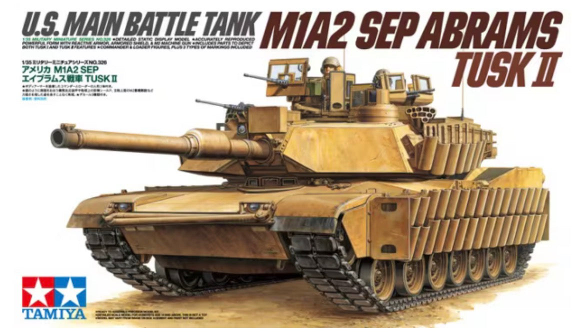 Tamiya 35326 M1A2 Sep Abrams Tusk II
