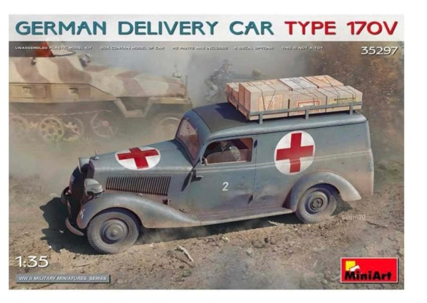 Mini Art 35297 German Delivery Car Type 170V