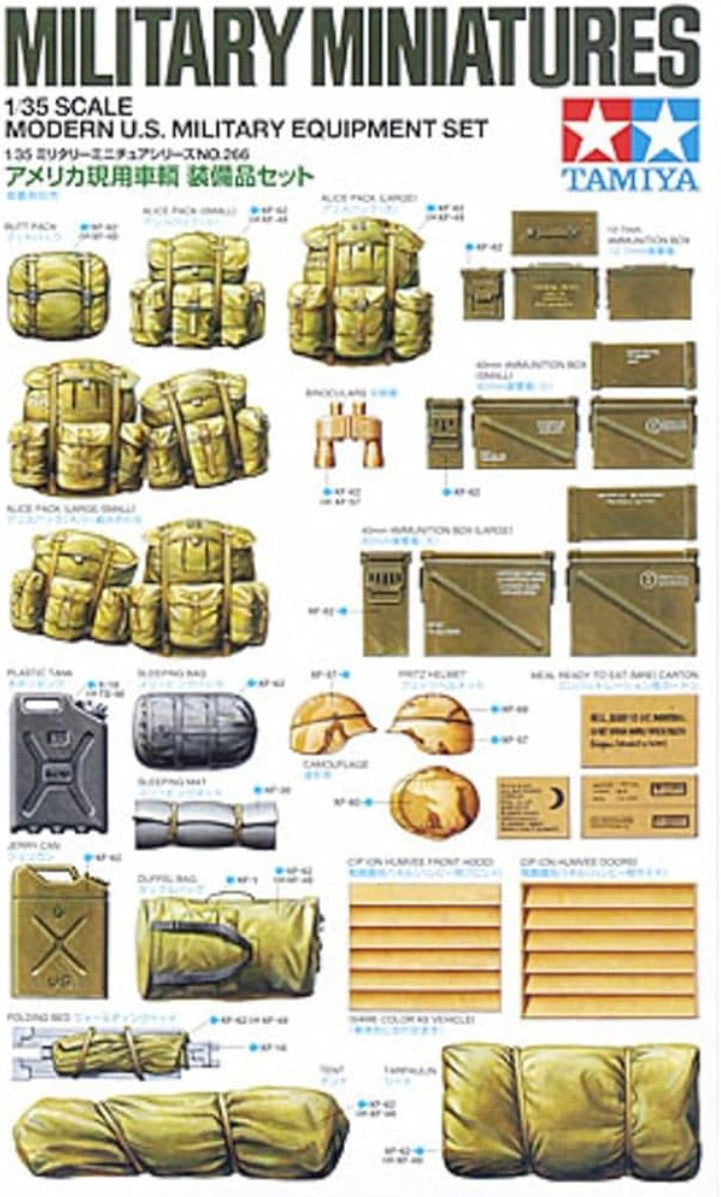 Tamiya 35266 Modern US Military Equipment Set