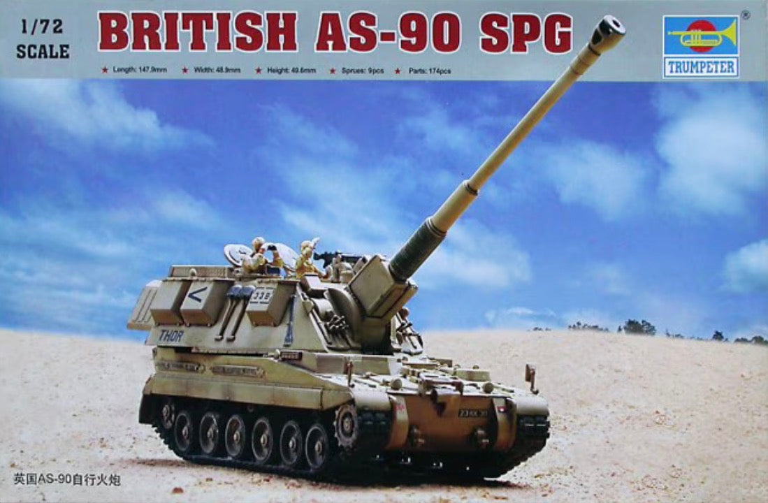 Trumpeter 07221 British AS-90 SPG
