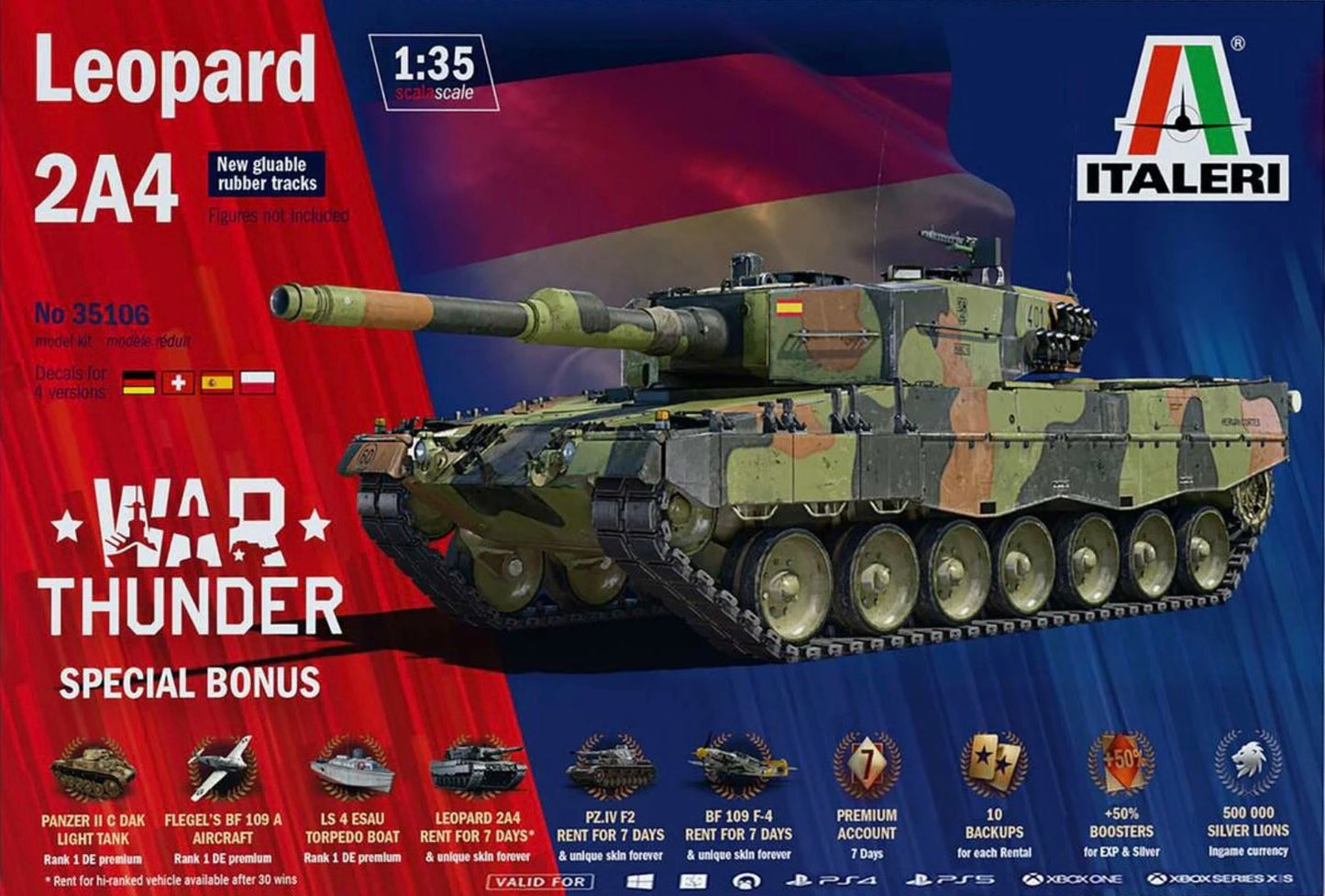 Italeri No.35106 Leopard 2A4