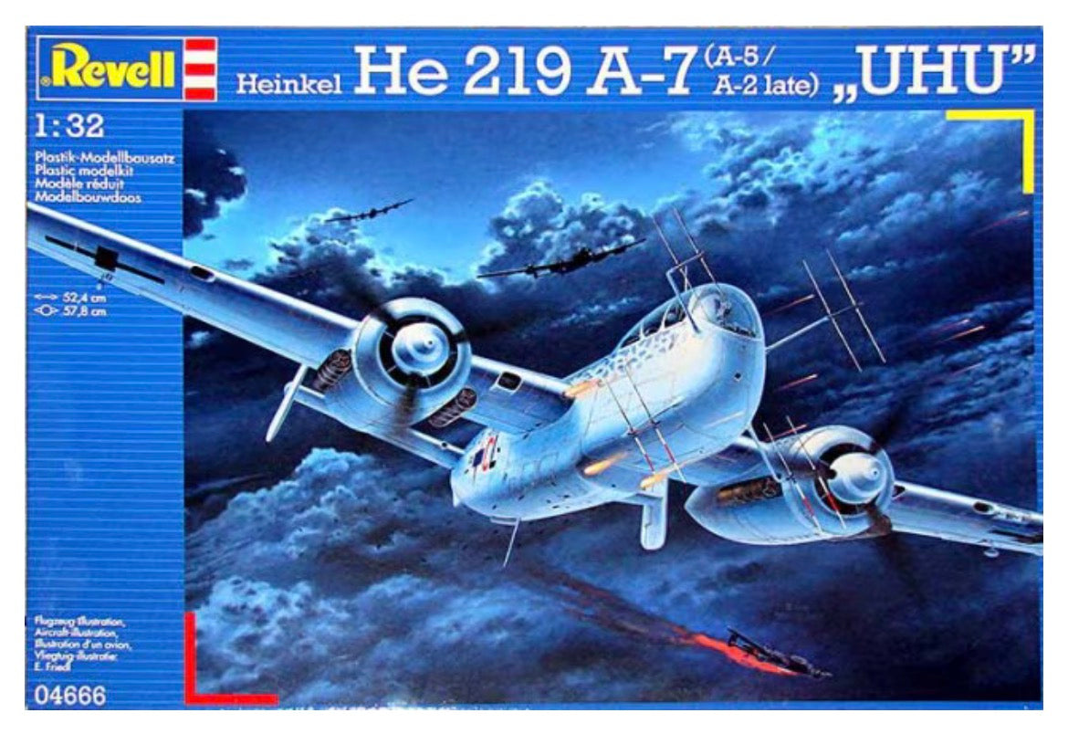 *PRE OWNED* Revell 04666 Heinkel He219 A-7 (A-5/A-2 late) ‘UHU’