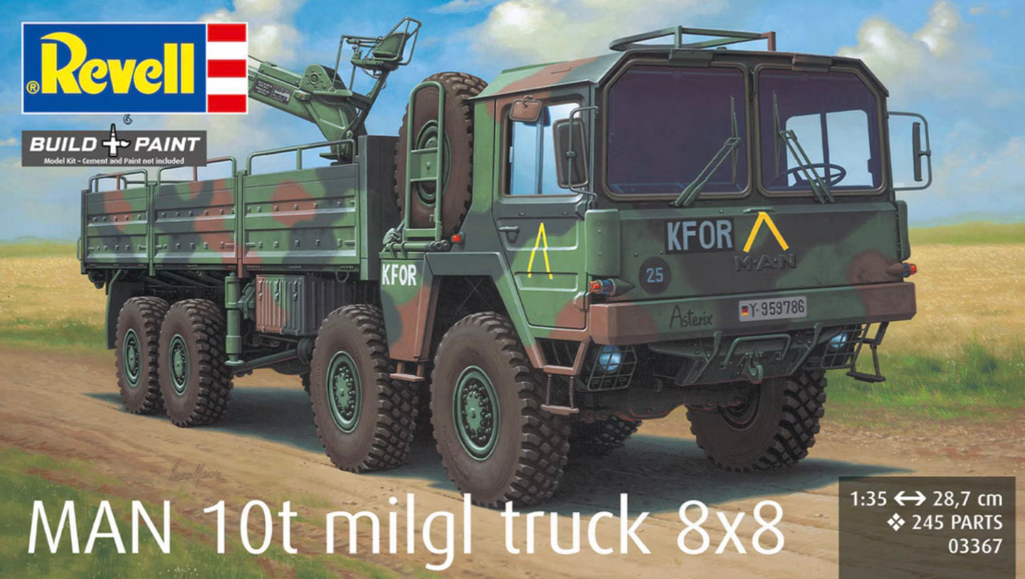 Revell 03367 Man 10t milgl truck 8x8