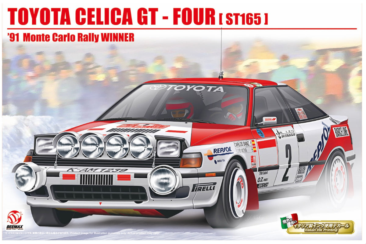 Beemax 24044 Toyota Celica GT-Four ST-165 1991 Monte Carlo Rally Winner