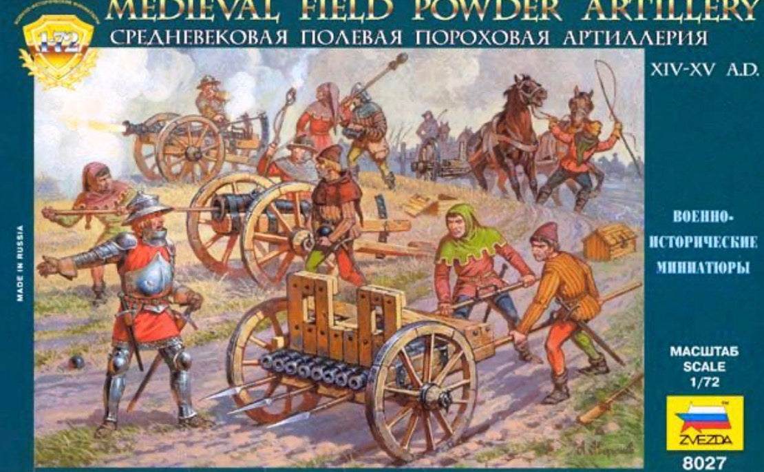 Zvezda 8027 Medieval Field Powder Artillery
