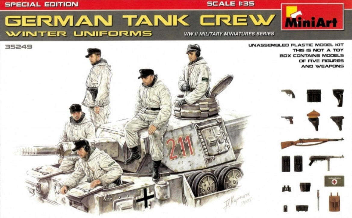 Miniart 35249 German Tank Crew - Winter Uniforms