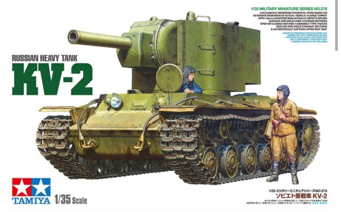 Tamiya 35375 KV-2 Russian Heavy Tank