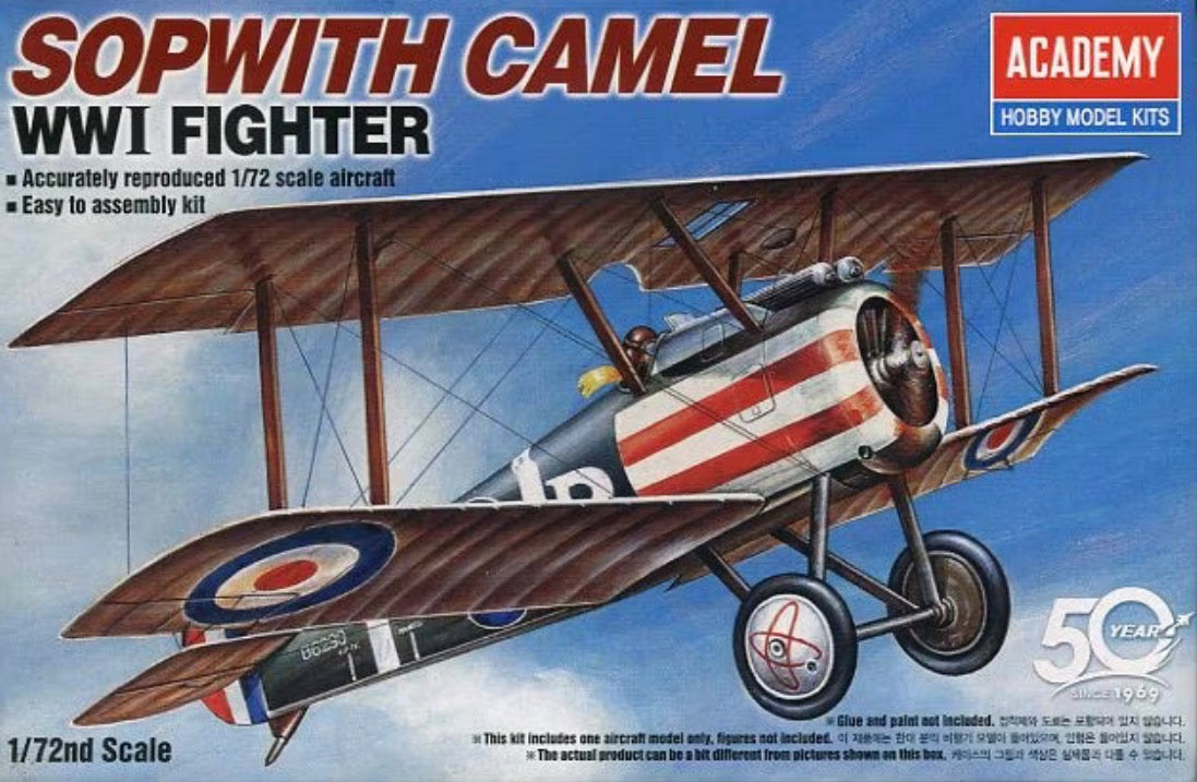 Academy 12447 Sopwith Camel WWI Fighter