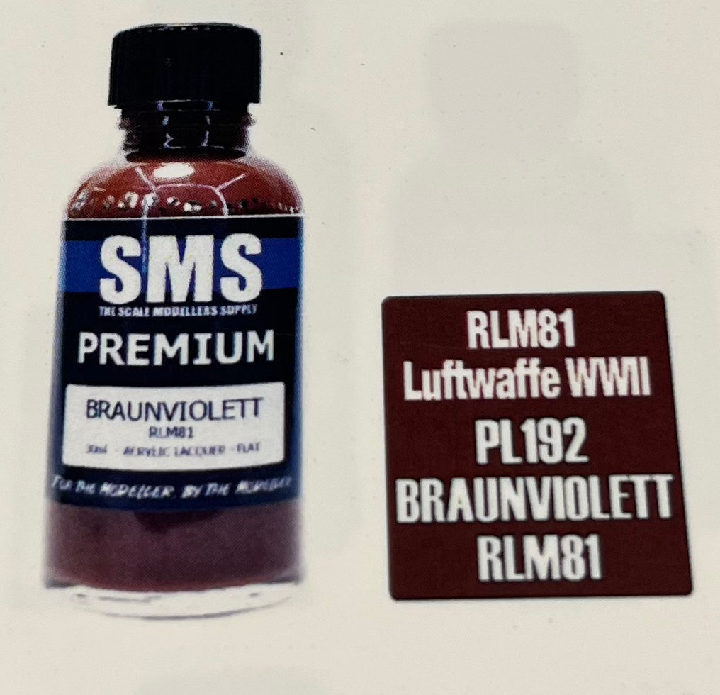SMS PL192 Braunviolett RLM81