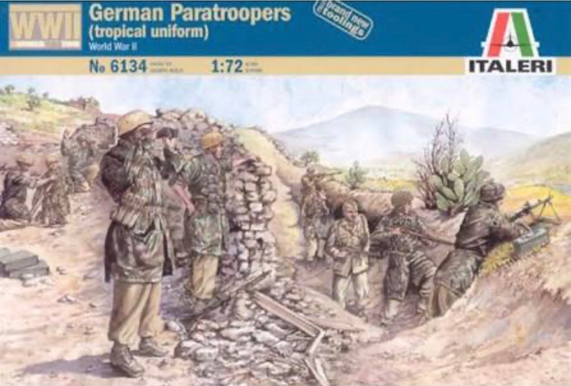 Italeri No.6134 German Paratroopers (Tropical Uniform)