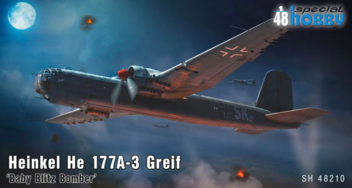 Special Hobby 48210 Heinkel He177A-3 Grief “Baby Blitz Bomber”